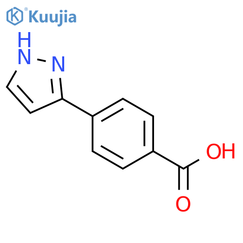 4-(1H-Pyrazol-3-yl)benzoic acid structure