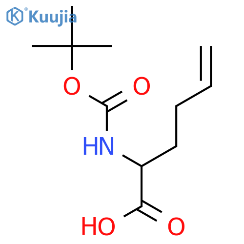 (S)-N-Boc-2-(3'-butenyl)glycine structure