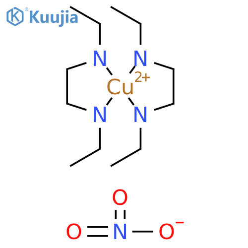 Bis(N,N-diethylethylenediamine)copper(II) Nitrate Dihydrate (1:2:2) structure