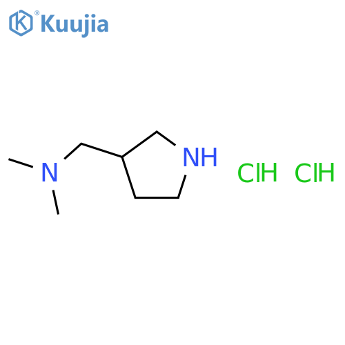 N,N-Dimethyl(pyrrolidin-3-yl)methanamine Hydrochloride structure