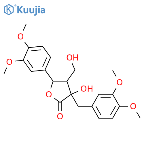 3,3',4,4',8',9-Hexahydroxy-8,8'-lignan-9',7-olide; (7S,8R,8'R)-form, 3,3',4,4'-Tetra-Me ether structure