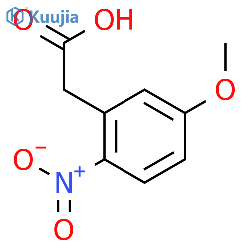 2-(5-Methoxy-2-nitrophenyl)acetic acid structure