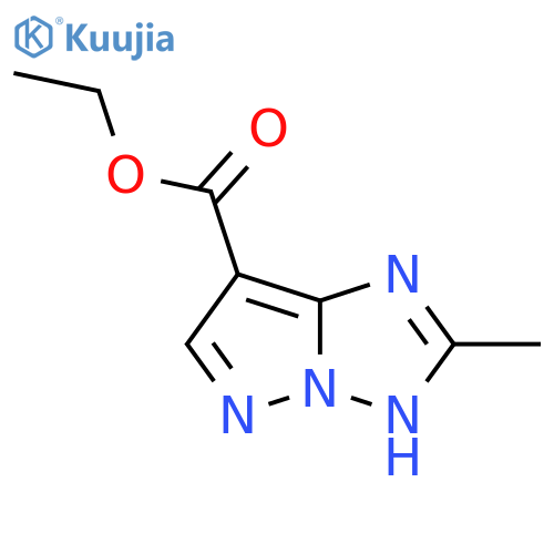 Ethyl 2-methyl-1H-pyrazolo[1,5-b][1,2,4]triazole-7-carboxylate structure