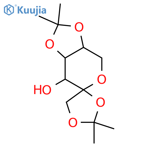 2,2,2',2'-Tetramethylspiro[1,3-dioxolane-4,6'-3a,4,7,7a-tetrahydro-[1,3]dioxolo[4,5-c]pyran]-7'-ol structure