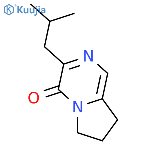 7,8-Dihydro-3-(1-methylethyl)pyrrolo[1,2-a]pyrazin-4(6H)-one; 3-(2-Methylpropyl) analogue structure