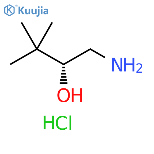 (2R)-1-amino-3,3-dimethylbutan-2-ol hydrochloride structure