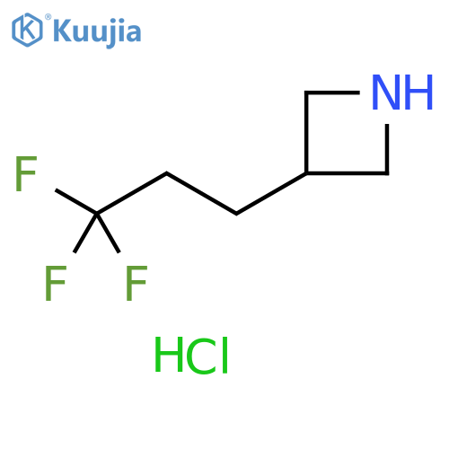 3-(3,3,3-trifluoropropyl)azetidine hydrochloride structure