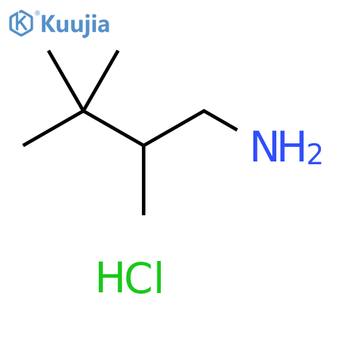 2,3,3-trimethylbutan-1-amine hydrochloride structure