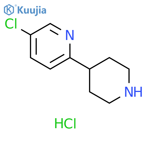 5-chloro-2-(piperidin-4-yl)pyridine dihydrochloride structure
