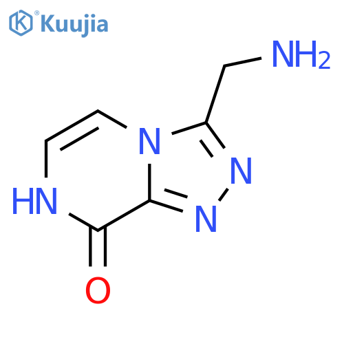 3-(Aminomethyl)-[1,2,4]triazolo[4,3-a]pyrazin-8-ol structure