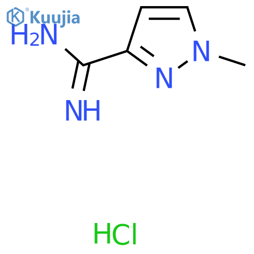 1-methyl-1H-pyrazole-3-carboximidamide hydrochloride structure