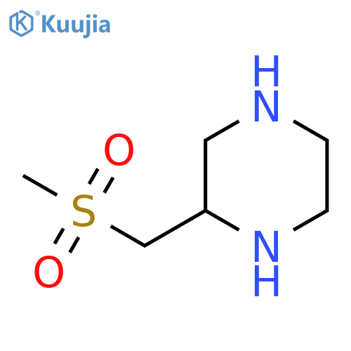 2-(Methanesulfonylmethyl)piperazine structure