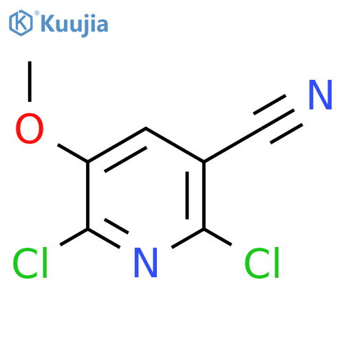 2,6-Dichloro-5-methoxynicotinonitrile structure
