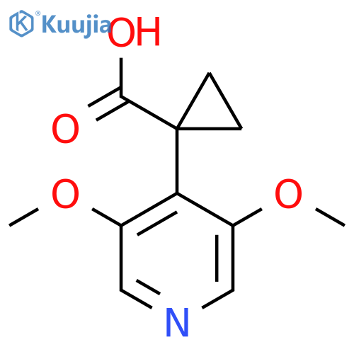 1-(3,5-DIMETHOXYPYRIDIN-4-YL)CYCLOPROPANE-1-CARBOXYLIC ACID structure