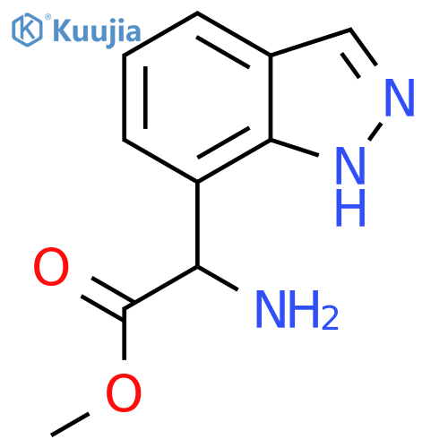 methyl 2-amino-2-(1H-indazol-7-yl)acetate structure