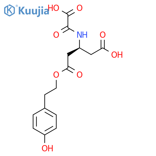 (S)-3-(CARBOXYFORMAMIDO)-5-(4-HYDROXYPHENETHOXY)-5-OXOPENTANOIC ACID structure