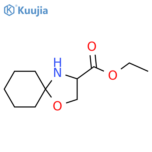 Ethyl 1-oxa-4-azaspiro[4.5]decane-3-carboxylate structure