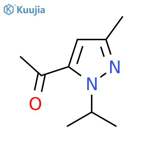 1-3-methyl-1-(propan-2-yl)-1H-pyrazol-5-ylethan-1-one structure