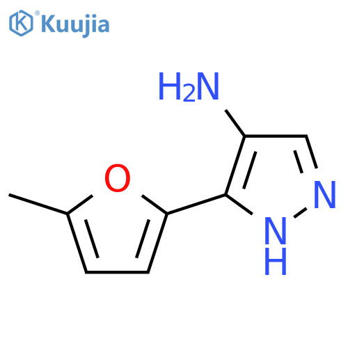 5-(5-methylfuran-2-yl)-1H-pyrazol-4-amine structure