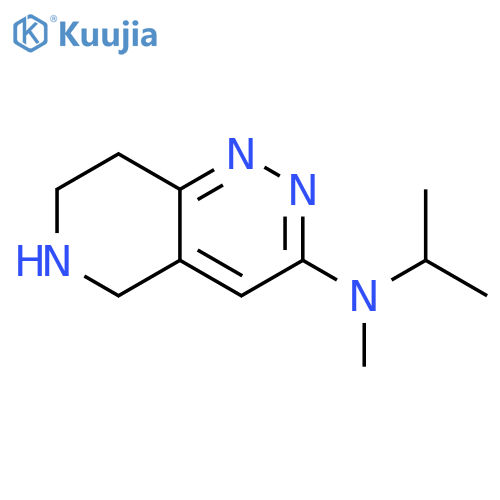 Pyrido[4,3-c]pyridazin-3-amine, 5,6,7,8-tetrahydro-N-methyl-N-(1-methylethyl)- structure