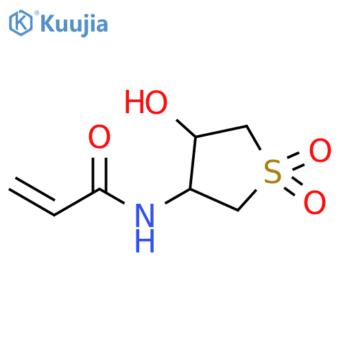 2-Propenamide, N-(tetrahydro-4-hydroxy-1,1-dioxido-3-thienyl)- structure