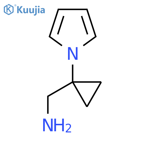 (1-(1H-pyrrol-1-yl)cyclopropyl)methanamine structure