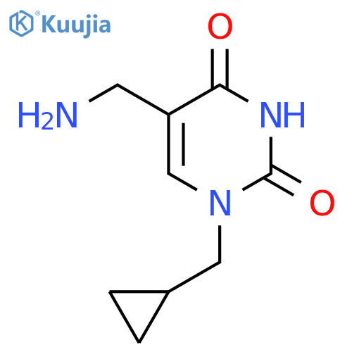 5-(Aminomethyl)-1-(cyclopropylmethyl)pyrimidine-2,4(1H,3H)-dione structure