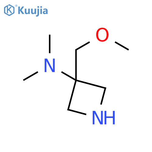 3-(methoxymethyl)-N,N-dimethylazetidin-3-amine structure