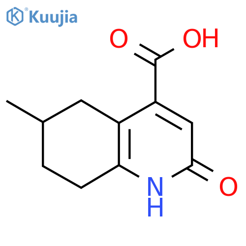 2-hydroxy-6-methyl-5,6,7,8-tetrahydroquinoline-4-carboxylic acid structure