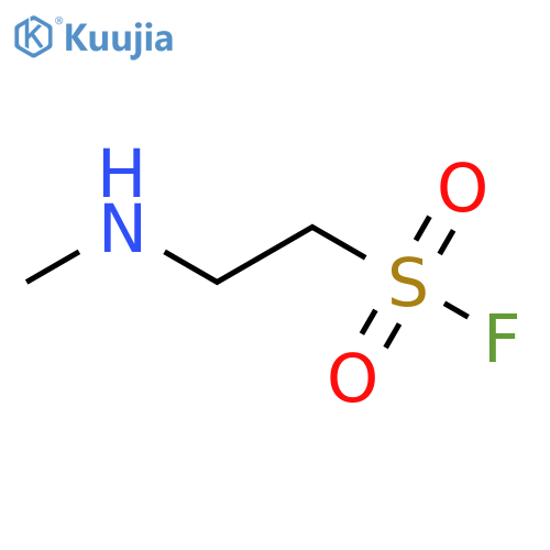 Ethanesulfonyl fluoride, 2-(methylamino)- structure