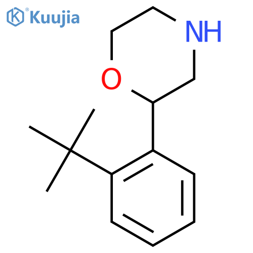 2-(2-tert-butylphenyl)morpholine structure