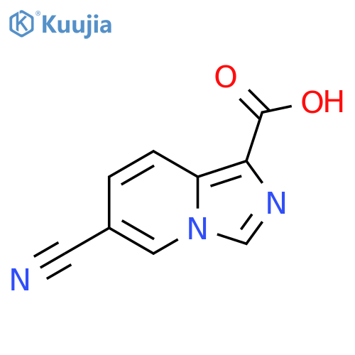 6-cyanoimidazo1,5-apyridine-1-carboxylic acid structure