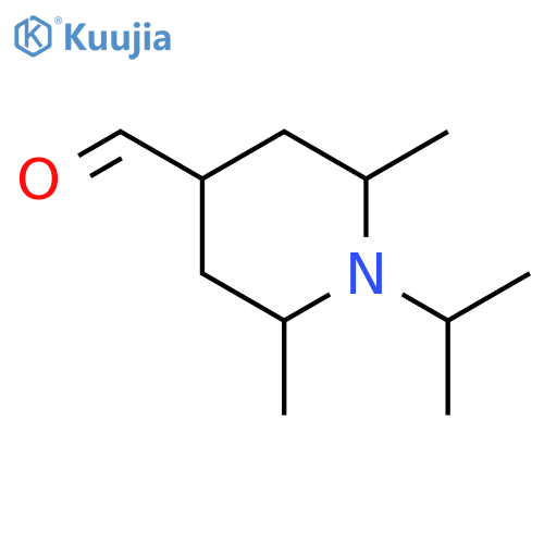 2,6-Dimethyl-1-propan-2-ylpiperidine-4-carbaldehyde structure