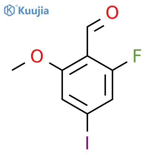 2-Fluoro-4-iodo-6-methoxybenzaldehyde structure