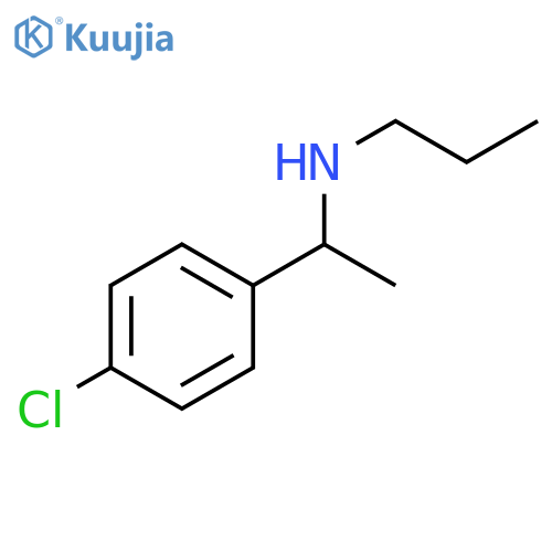 1-(4-chlorophenyl)ethyl(propyl)amine structure