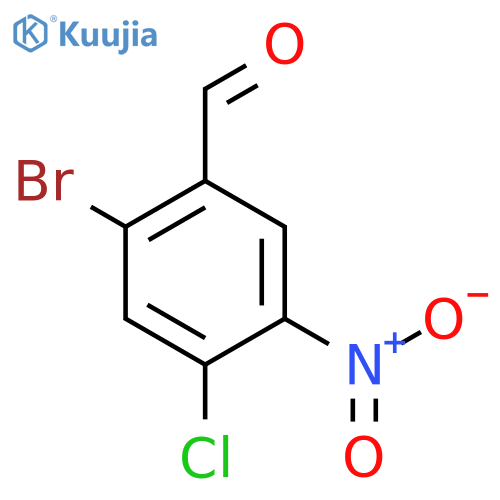 2-Bromo-4-chloro-5-nitrobenzaldehyde structure
