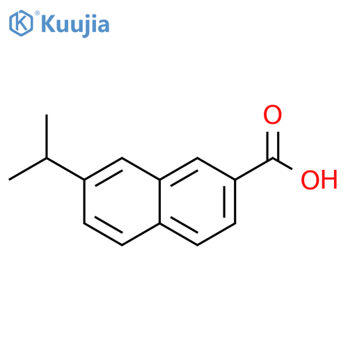 2-Naphthalenecarboxylic acid, 7-(1-methylethyl)- structure