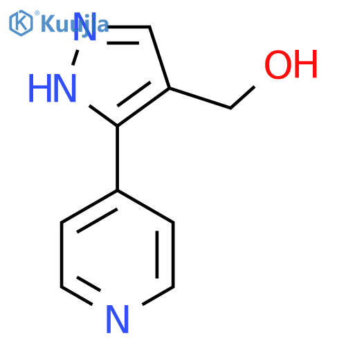 (3-(Pyridin-4-yl)-1H-pyrazol-4-yl)methanol structure