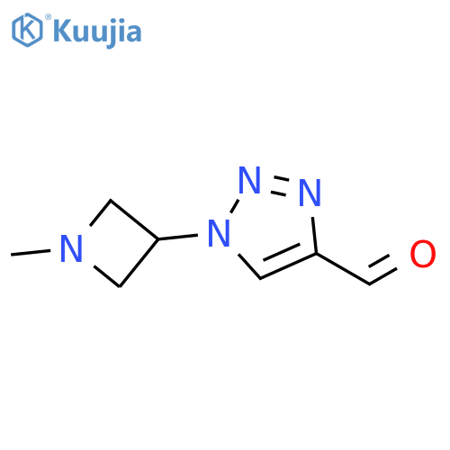 1-(1-methylazetidin-3-yl)-1H-1,2,3-triazole-4-carbaldehyde structure