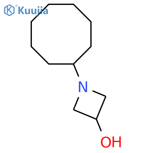 1-Cyclooctylazetidin-3-ol structure
