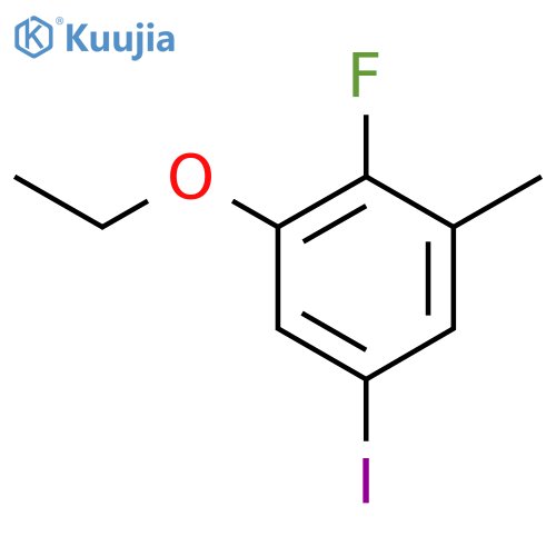 1-Ethoxy-2-fluoro-5-iodo-3-methylbenzene structure