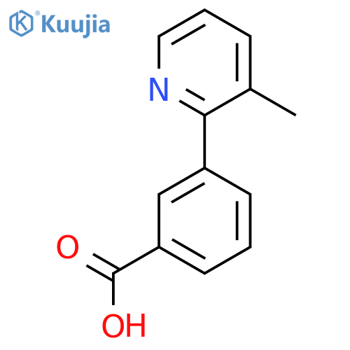 3-(3-Methylpyridin-2-yl)benzoic acid structure