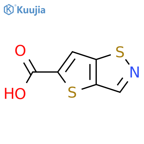 thieno2,3-d1,2thiazole-5-carboxylic acid structure