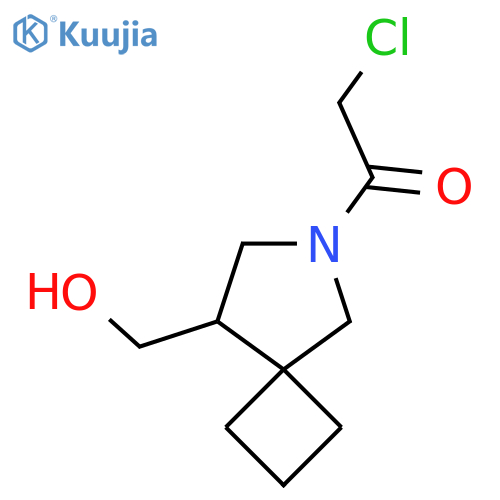 2-Chloro-1-(8-(hydroxymethyl)-6-azaspiro[3.4]octan-6-yl)ethan-1-one structure