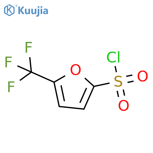 5-(trifluoromethyl)furan-2-sulfonyl chloride structure