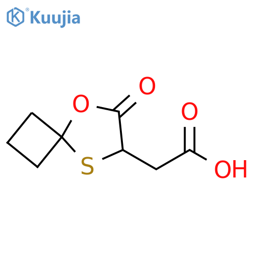 2-{6-oxo-5-oxa-8-thiaspiro3.4octan-7-yl}acetic acid structure