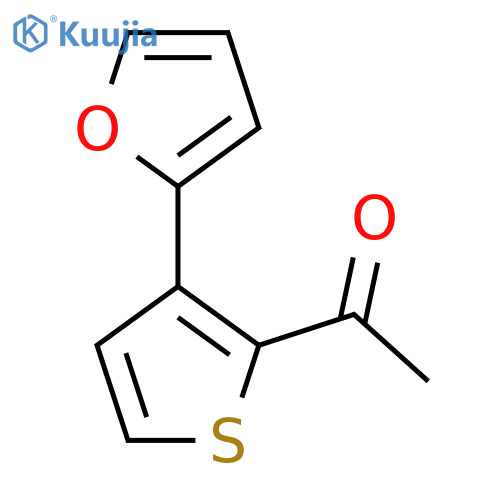 1-[3-(Furan-2-yl)thiophen-2-yl]ethan-1-one structure