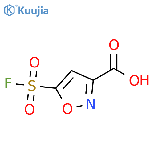 5-(fluorosulfonyl)-1,2-oxazole-3-carboxylic acid structure