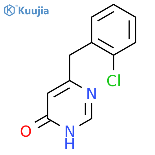 6-(2-Chlorobenzyl)pyrimidin-4-ol structure