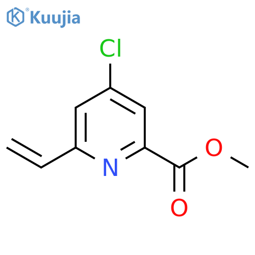 methyl 4-chloro-6-ethenylpyridine-2-carboxylate structure